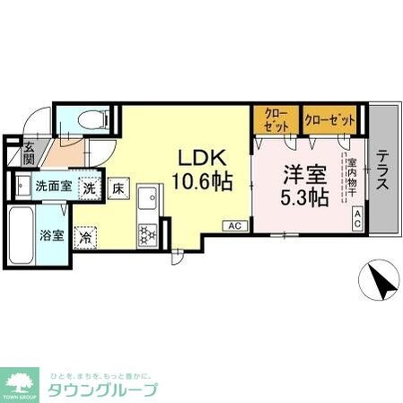 Maison Cocoruの物件間取画像